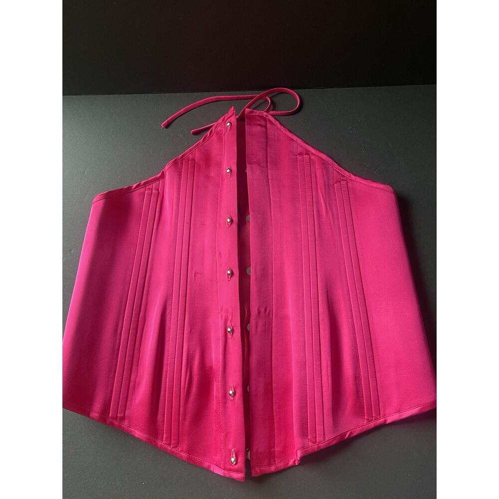 NBD pink corset top never worn with tag attached Revolve